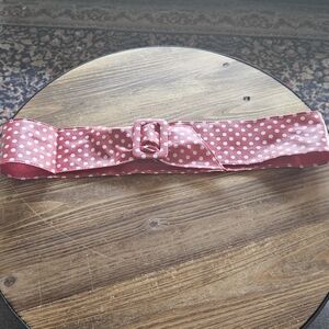 Eclectic Treasures Pink Polka Dot Kids Belt